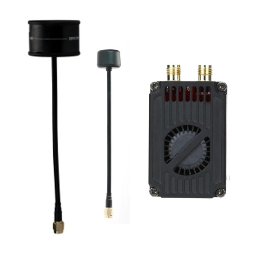 RushFPV 1.3G 3.3G DUAL BAND 2.5W VTX High Power Video Audio Module with SMA Antenna for Long Range Drone VTX